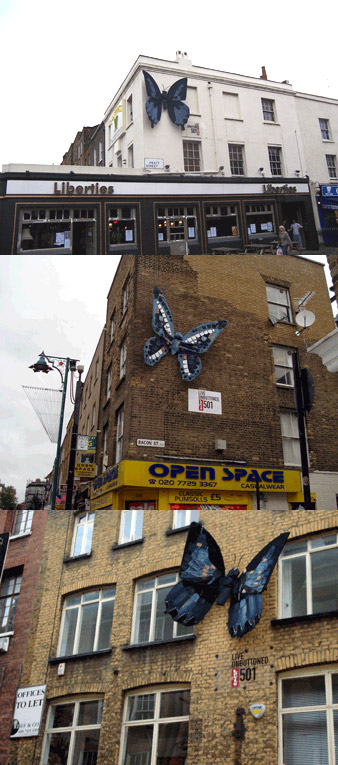 Джинсовые бабочки Levis оккупировали Лондон