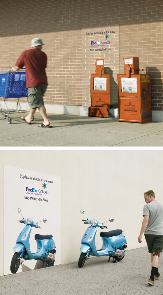 Реклама FedEx Kinko размножилась по америке